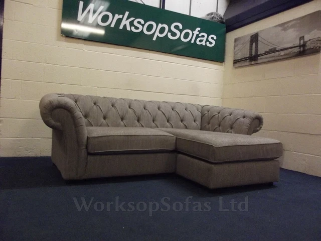NEXT SOFA GOSFORD Chaise Grey Fabric 699.99 PicClick UK