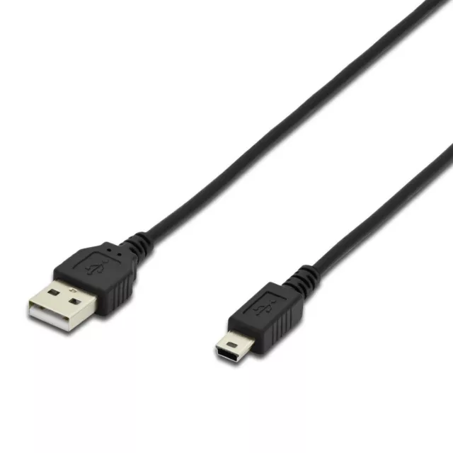 Ladekabel Mini USB für PlayStation 3 PS3 Wii U Pro Controller GamePad 0,5m (NEU)