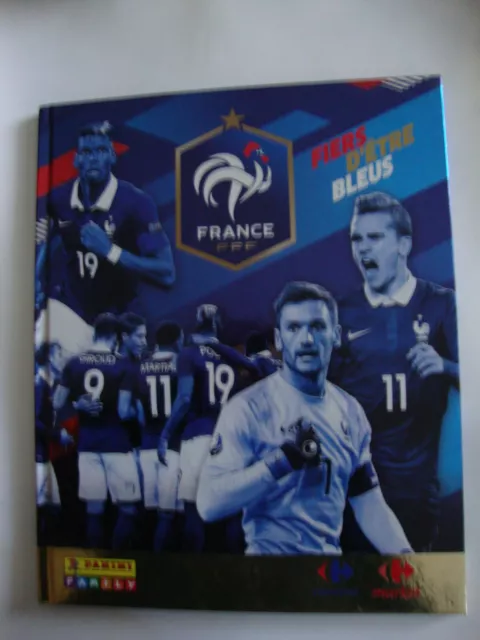 LOT Vignettes panini CARREFOUR Fiers d’êtres bleus Coupe du monde 2016 État neuf