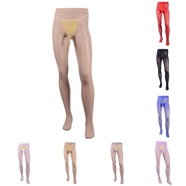 SUPER ELASTICO COLLANT Calze Lucido Collant Velati Uomo Sexy, Alta Qualità EUR 8,58 - IT - Foto 7
