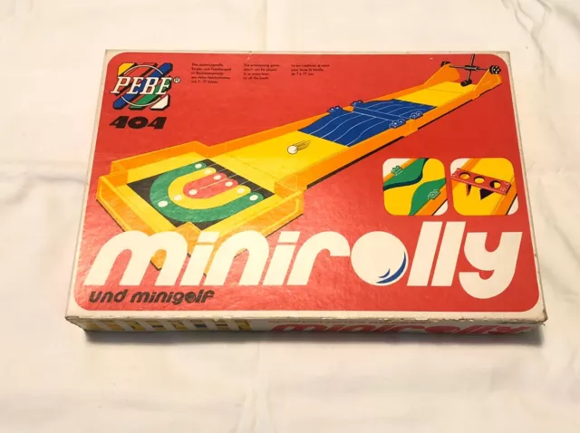 PEPE Minirolly Minigolf  mit Spielevarianten DDR 1977