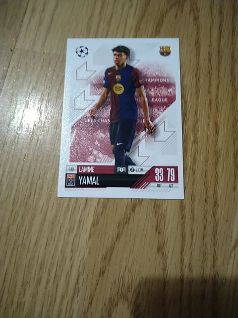 Lamine Yamal Numéro 149 - Topps Match Attax 2024/25 - FC Barcelone - Base