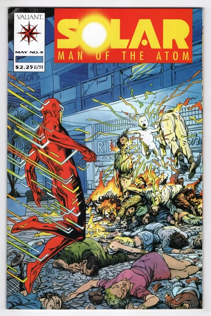 Solar Man Of Atoms  #9  (Valiant 1991)   Vf-Nm