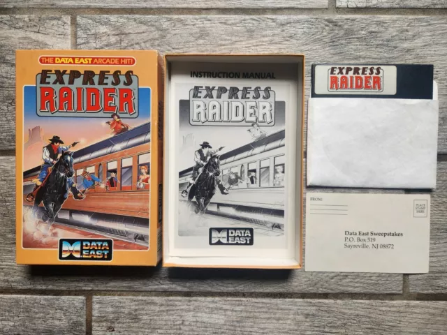 EXPRESS RAIDER for the Commodore 64 C64/128, Complete & Fully Tested!  DATA EAST