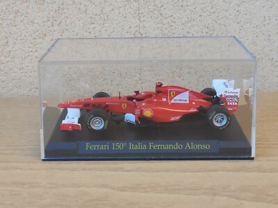 Altaya FERRARI 150° ITALIA 2011 Fernando Alonso die cast 1:43 modellino Formula 1 teca 