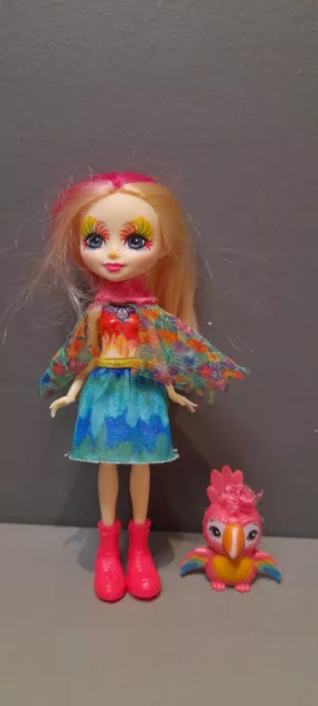 Enchantimals peeki parrot doll & sheeny hot sale