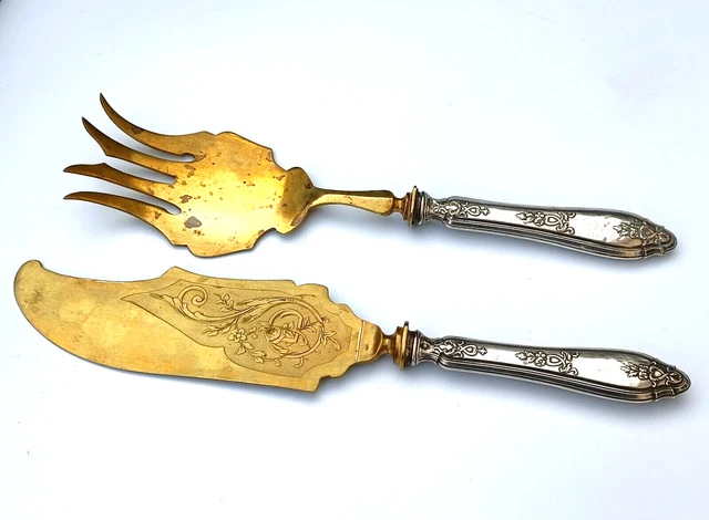 Service de poisson antique pour six personnes Goldsmiths and
