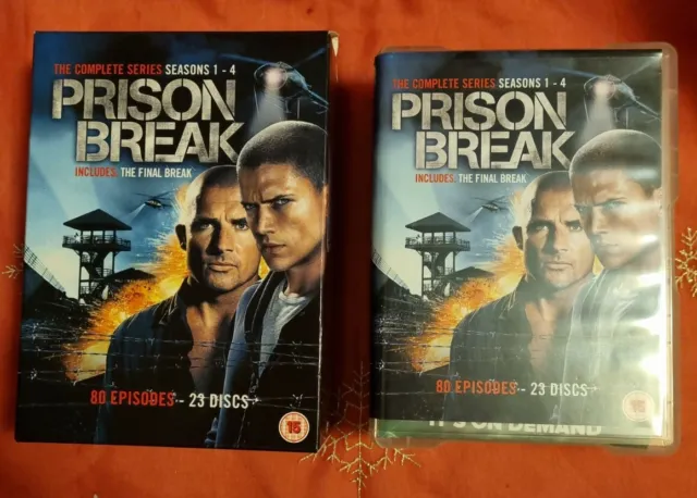Prison Break Complete Series Season 1-4 Box Set DVD 23-Discs 1 2 3 4 R4