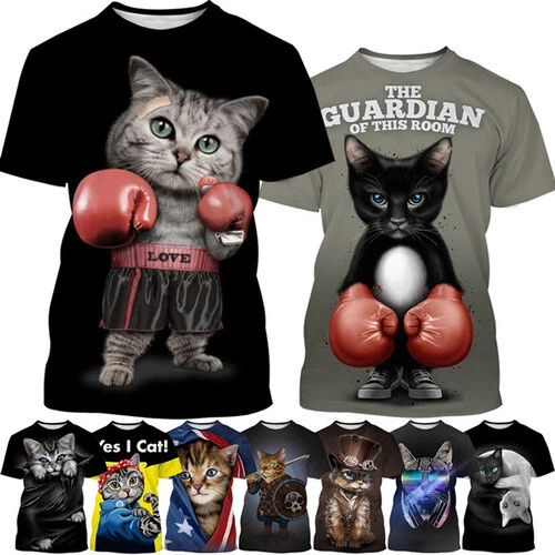 T-shirt à Manches Courtes Unisexe - Motif Pigeon Harajuku 3D - Taille Régulière - Neuf Avec étiquettes