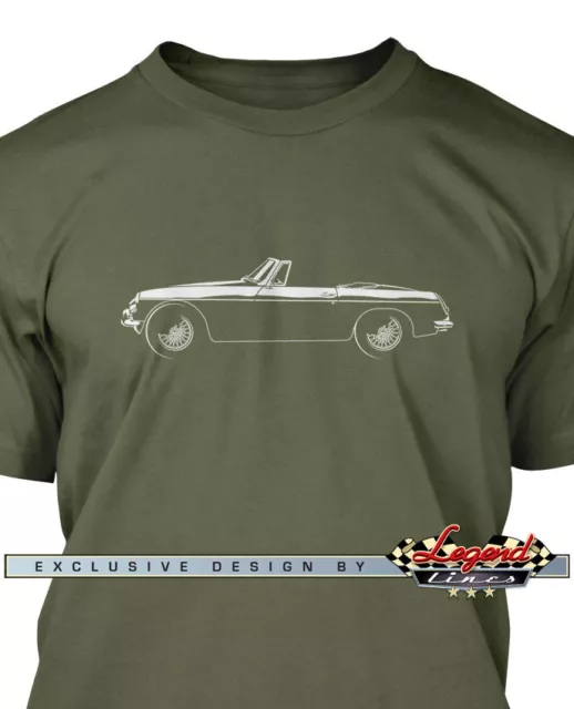 MG MGB Convertible Men T-Shirt  - Multiple Colors & Sizes - British Classic Car