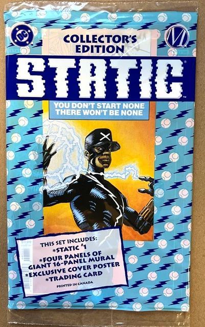 Static #1 Polybag - Facsimile Edition (Nm) 2023 Dc Comics Milestone - Poster Etc