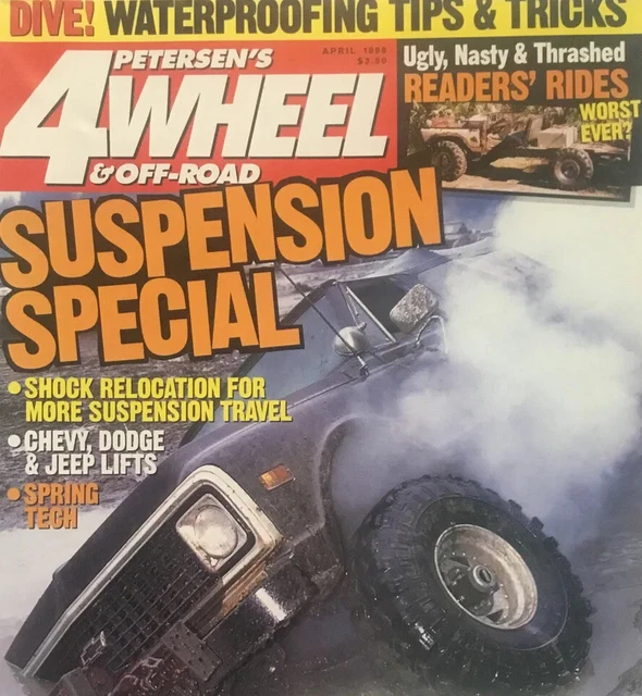 PETERSEN’S 4 WHEEL & Off Road Magazine April 1998 Car Truck Jeep