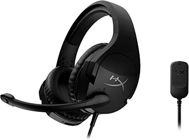 HyperX Cloud Stinger S – Gaming Headset for PC Virtual 7.1 Surround Sound, Black