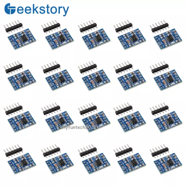 20pcs Mini HXJ8002 Power Audio Board Voice Low Noise Amplifier Module 2~5.5V 3W
