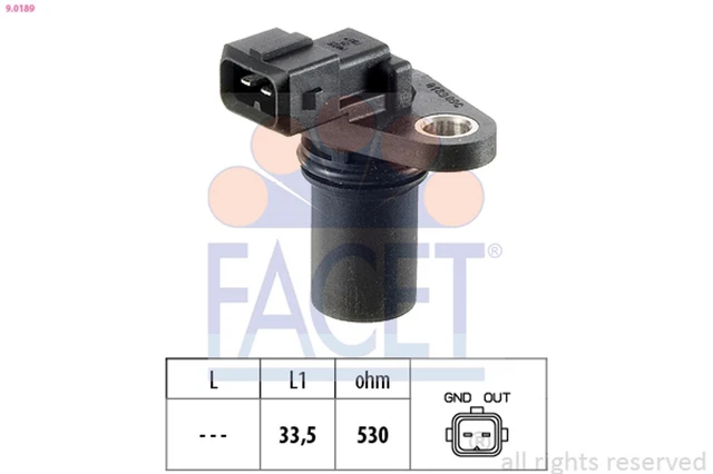 Sensor Nockenwellenposition Made in Italy - OE Equivalent FACET 9.0189 für FORD