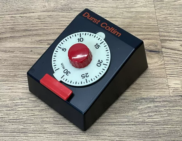 Temporizador mecánico de cuarto oscuro Durst Coltim 30 minutos - funciona