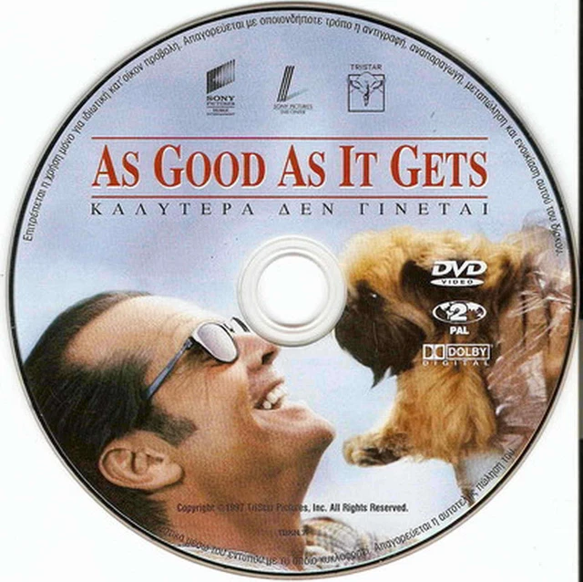 AS GOOD AS IT GETS (Jesse James, Harold Ramis, Jack Nicholson) Region 2