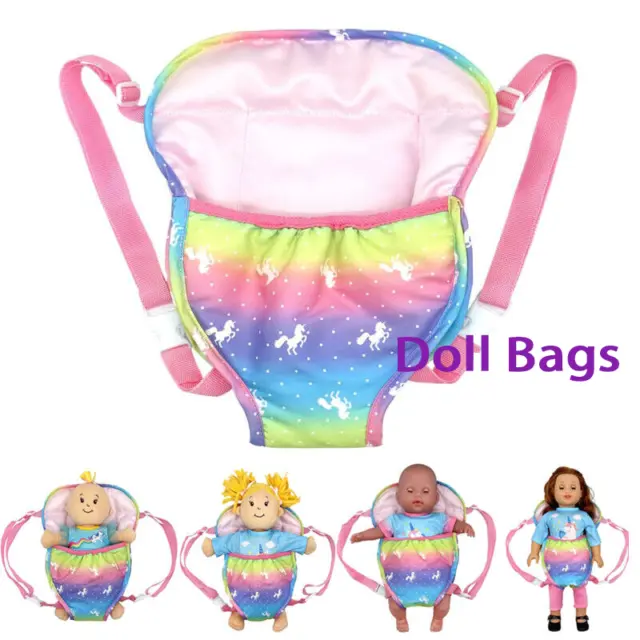 Doll Toys Carrier Backpack Sleeping Clothe Baby Dolly Children Toy Accessories