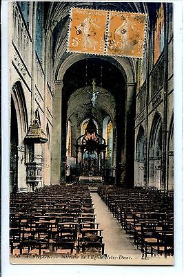 CP 61 ORNE - Alençon - Intérieur de l'Eglise Notre-Dame