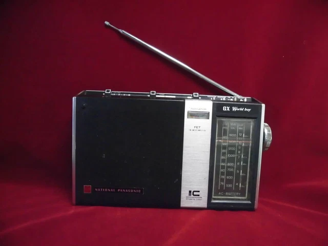 NATIONAL PANASONIC GX World Boy IC Radio Receiver $25.98