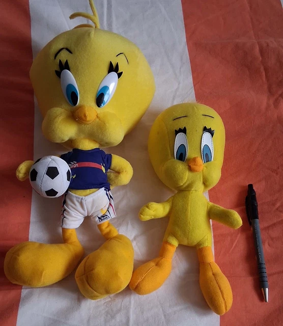 Peluche titi 30 cm looney tunes canari poussin - Label Emmaüs Peluche titi 30 cm looney tunes canari poussin - Label Emmaüs