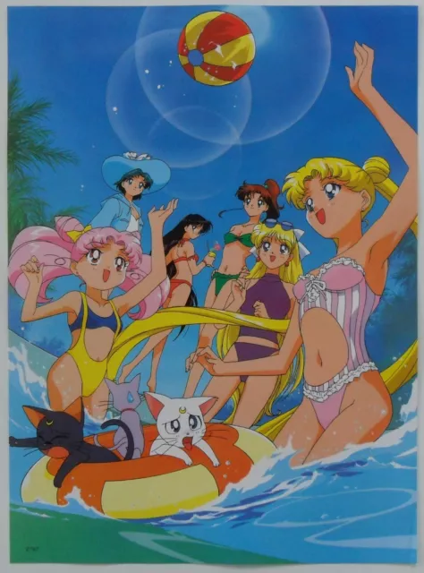 Sailor Moon - Beach Party - Poster - (# 2767) - Anime/Manga