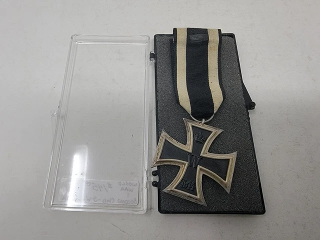 WWI GERMAN 1914 IRON CROSS 2nd CLASS – MARKED WWI GERMAN 1914 IRON CROSS 2nd CLASS – MARKED
