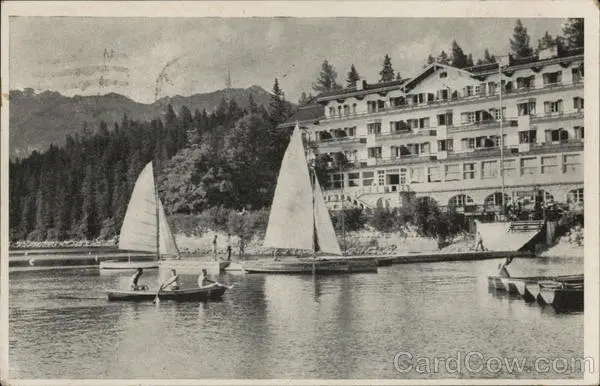 Germany 1950 Garmisch Eibsee Hotel,Operated by Recreation Center for Occupation