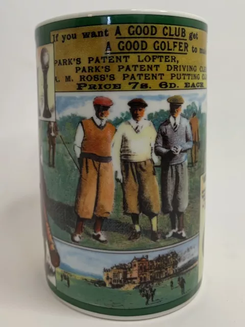 GOLF Dunoon Stoneware Mug Coffee Tea Cup Made in Scotland