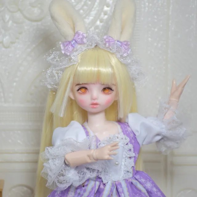 1/6 BJD Doll Cute Girl Doll + Upgrade Makeup Wigs Dress Shoes Full Set Kids Toy