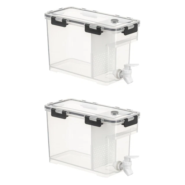 2x Dispensador de bebidas reutilizable capaz contenedor de bebidas con para fiesta