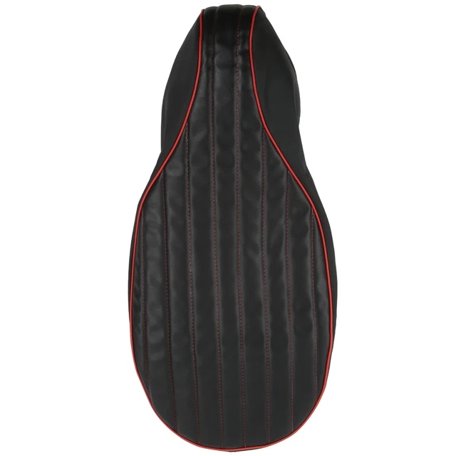 (Nero Rosso) Coprisella Moto Moto In pelle Modificata Impermeabile