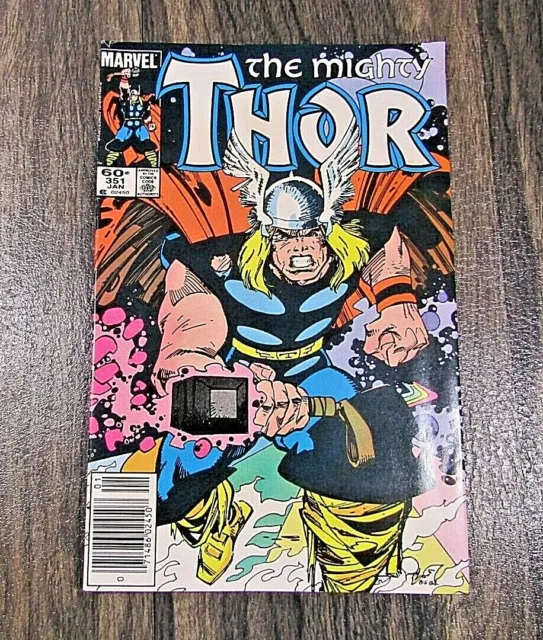 1984 #351 Marvel The Mighty Thor Rare Mark Jewelers Insert Military Newsstand