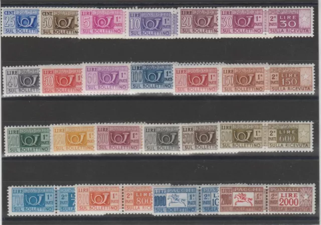 1955-57 Republic Italian Packs Post Wire Stars 22 V MNH MF90783