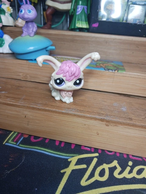 Figurine Littlest Pet Shop (LPS) #1894 - Lapin Angora - Occasion - Univers Animaux De La Ferme