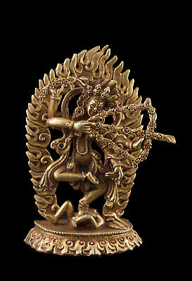 Kurukulla Statue Tibetan Copper Master Quality Buddhist 3 21/32in Nepal 26652