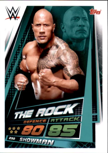 WWE Slam Attax 12 Universe Karte 232 - The Rock - WWE