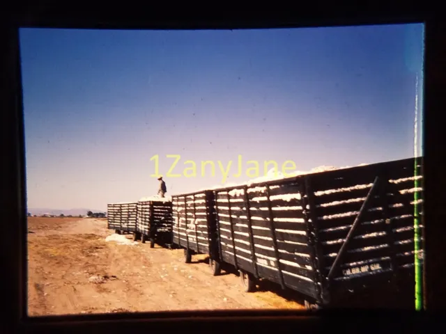 AC1214 35mm Slide of an Allis-Chalmers  from MEDIA ARCHIVES WAGONS/PICKED COTTON
