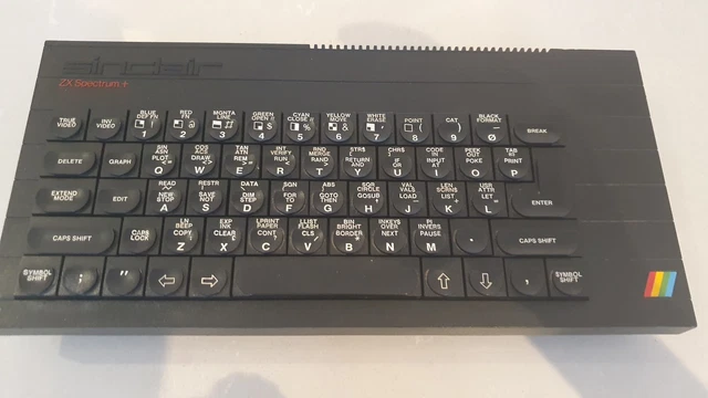 SINCLAIR ZX SPECTRUM + Plus 48k computer Empty Case S/N n/a