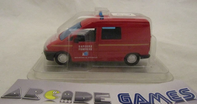 Jouet Véhicule Pompiers Solido – Citroën Méhari + Remorque Bateau – Échelle 1:43 – Occasion Comme Neuf
