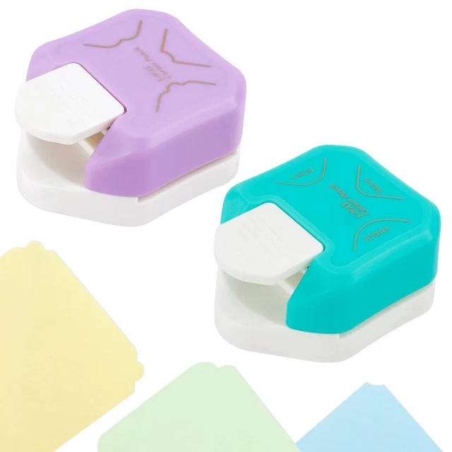 2PCS Corner Rounder Punch 3 In 1 R4Mm R7Mm R10Mm Paper Punches For Paper Crafts