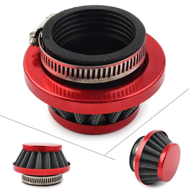 42 44mm Air Filter 47cc 49cc 2 Stroke Mini Dirt Pocket Bike ATV Quad Red Motor