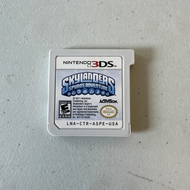 Skylanders Spyro's Adventure Nintendo 3DS Game *Game Only * No Starter Pack