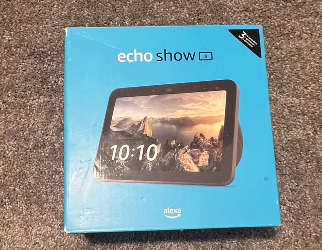 AMAZON ECHO SHOW 8 (Latest 3rd Gen 2024) Smart Display w Alexa Charcoal ...