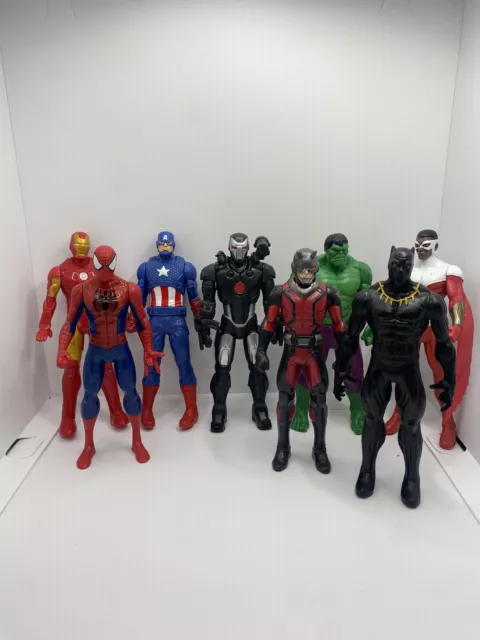 MARVEL Avengers Action Figure Toy QTY 8 Set Hasbro 2015 6" Inch Hulk Iron Man