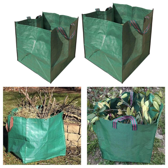 Grands sacs à déchets de jardin avec poignées, collecte des déchets