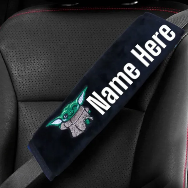 Star Wars Personalised Seat Belt Covers embroidered NOT printed - stylish