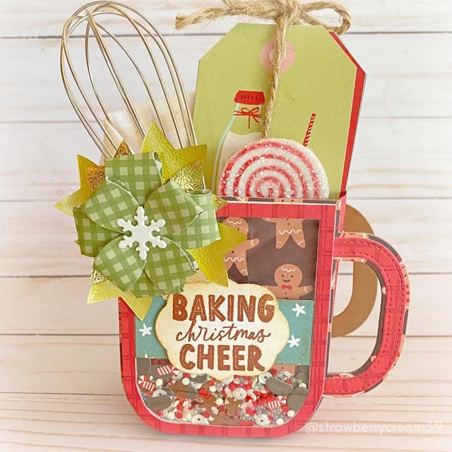 KSCRAFT Mug Shaker Metal Cutting Dies - DIY Scrapbooking Embossing Stencils