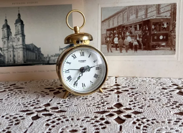 Vintage alarm clock, Blessing, wind up, mechanical, works