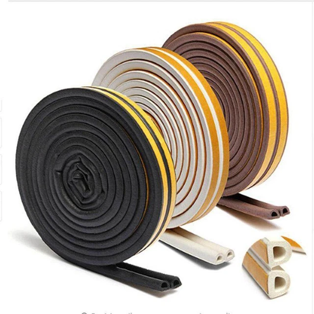 Tiras de sellado intercambiables mejoras para el hogar resiste la lluvia silicona + PVC